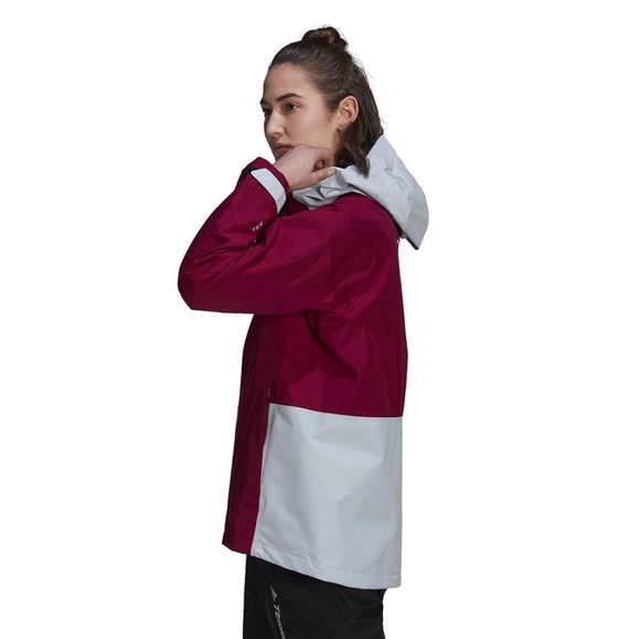 Adidas Terrex GORE-TEX Paclite Rain Jacket Hooded Cross-Training - Picture 8 of 16